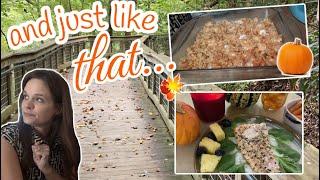  He can do that?!  All Day Cooking & More!  Pumpkin Spice Rice Krispy Treats & Suppertime!