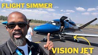 Flight Simmer flies a Real Vision Jet - Microsoft and XBOX made this happen