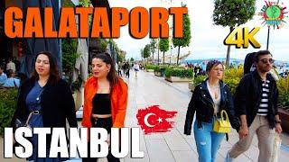 Galataport Istanbul  Where Culture and Commerce Converge Walking Tour 4K 60fps