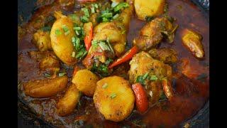 HOT AND SPICY CHICKEN POTATO CURRY