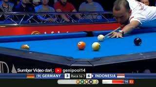 BUKTI INDONESIA PEMAIN BILLIARD NO 1 DUNIA WALAUPUN DI KUNCI PEMAIN JERMAN