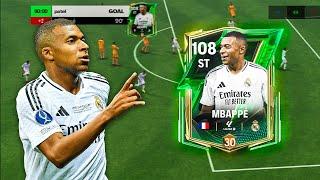 Kylian Mbappe 108 Rated Gameplay & Review! The Best ST In FC mobile 25