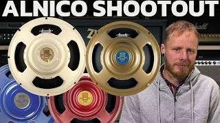 Celestion AlNiCo Shootout: Ruby vs Gold vs Blue vs Cream - Which reigns supreme?