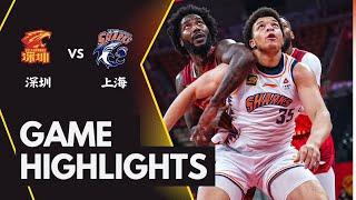 Kenneth Lofton, Jr Back To Back Triple Double | CBA Shenzhen VS Shanghai | Full Game Highlights