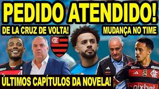 ÚLTIMO CAPITULO DA NOVELA FLAMENGO E CLAUDINHO! PEDIDO DE TORCIDA DO MENGÃO ATENDIDO! DE LA CRUZ! E+