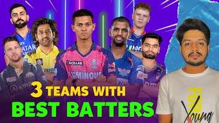 IPL 2025 - Top 3 BEST BATTERS Team After Auction | Cricket Fatafat | EP 1378 | MY Cricket Production