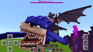 NEW Shin Sonic vs Shin Destoroyah Mod ADDON UPDATE in MINECRAFT PE