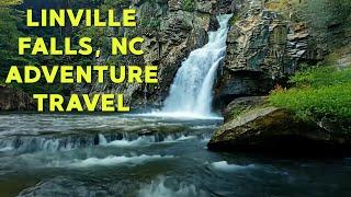 NC's Best Kept Waterfall Secret ~ Linville Falls ~ Adventure Travel