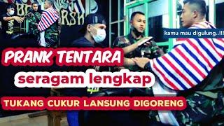 PRANK TENTARA SERAGAM LENGKAP. Auto digoreng