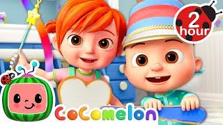 A Musical Morning Routine! | Cocomelon Songs and Nursery Rhymes | Moonbug Kids - Fun Zone