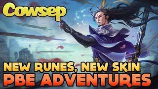 NEW MASTER YI SKIN, NEW RUNES - COWSEP'S PBE ADVENTURES