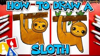 How To Draw A Sloth