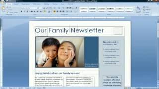 How to Create a Newsletter in Microsoft Word 2007