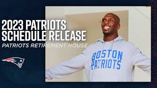 2023 New England Patriots Schedule Release | Devin McCourty Enters the Patriots Retirement House