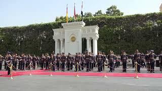 Military honours in Cairo Egypt for Federal President Steinmeier