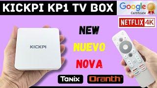 KICKPI KP1 TV BOX 32GB eMMC CERTIFICADA GOOGLE E NETFLIX 4K - Review Unbox e Testes