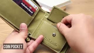 Highlark Crunch Genuine Leather Wallet for Men | Ultra Slim & Compact Wallet| RFID Blocking