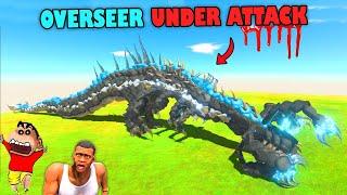 OVERSEER UNDER ATTACK in Animal Revolt Battle Simulator with SHINCHAN and CHOP | MONSTER 262 in arbs