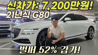 풀옵션급 G80! 추가 옵션 8개 들어갔는데 "3,400만원대!?" 역대급입니다!  I 21년식 G80 3.5 AWD