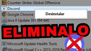 Como DESINSTALAR DISCORD en Windows 10 ️ (SUPER FACIL)