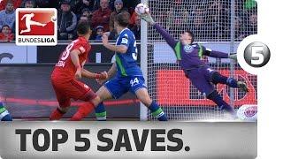 Top 5 Saves -  Incredible Stops from Matchday 21