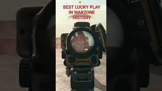 Best Lucky Play in WARZONE HISTORY!!!