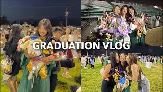 GRADUATION VLOG | grwm, graduating highschool, gradnite