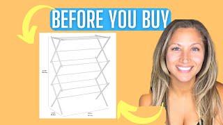 Honest Review Amazon Basics Foldable Laundry Rack for Air Drying Clothing