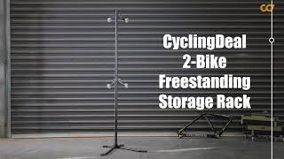 CyclingDeal 2-Bike Freestanding Storage Rack CD-KT48N