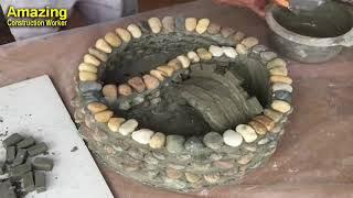 DIY   Creative Bonsai Pots From Stone   Idea Making Potted Plants For The Family