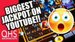 BIGGEST JACKPOT ON YOUTUBE for DaVinci Diamonds KENO! #KENONATION