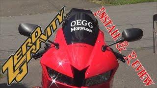 Zero Gravity Double Bubble Screen Install and Review CBR600RR