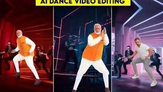 Tauba Tauba Modi Ji Dance Video Editing | Ai Funny Dance Video Kaise Banaye | Ai Video Generator