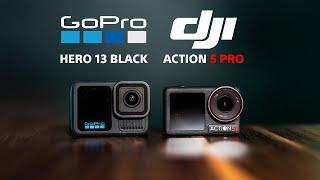 DJI Action 5 PRO vs GoPro Hero 13 Black