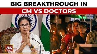 Mamata Banerjee Bows To Doctors' Demands, Kolkata Top Cop To Be Removed At 4 PM | Kolkata Doctor