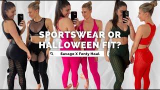 GYMWEAR OR HALLOWEEN OUTFIT?? | Savage X Fenty Sportswear haul | Brutally Honest