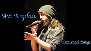 Avi Kaplan Live Vocal Range (E1-E5)