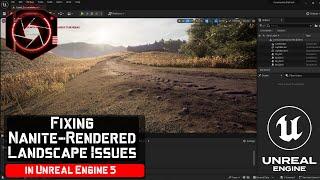 Rough Edge | Fixing Nanite Rendered Landscape Triangulation Issue | in Unreal Engine 5