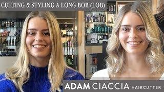 How to Cut & Style a Long Bob (LOB) on Episode #52 of HairTube© with Adam Ciaccia