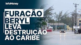 Furacão Beryl, que atravessa regiões do Caribe, se tornou o mais precoce de categoria 5 no Atlântico