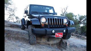 Carville's Stock Jeep Rubicon Rock Crawling Bang's Canyon Off Road Trail