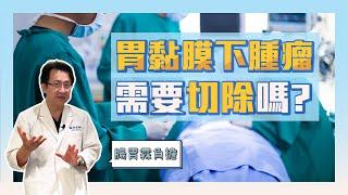 胃黏膜下腫瘤需要切除嗎?｜李宜霖醫師｜Management of gastric subepithelial tumors