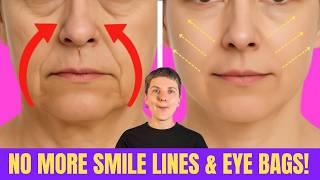 Face Lift WITHOUT Surgery | Pinching Trick to Erase Nasolabial Folds & Eye Bags