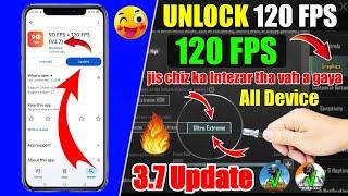 Unlock 120 Fps 3.7 Update All Device 100% Working Trick (WithoutRoot) unlock 120 fps pubg mobile 3.7