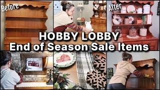 BUDGET FRIENDLY DECORATING IDEAS | Cozy Winter Decorate With Me | Hobby Lobby Haul