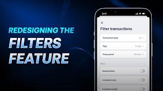 Redesigning the FILTERS FEATURE of the Fold Money App