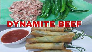 DYNAMITE BEEF RECIPE (chef Dan TV)