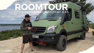 ROOMTOUR Teil 1 Offroad Camper Sprinter 4x4 