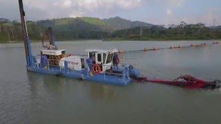 River Dredging with an Ellicott 370 Dragon Dredge