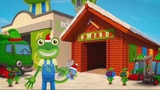 Gecko's Christmas Toy Workshop | Gecko's Garage | Christmas Trucks For Kids